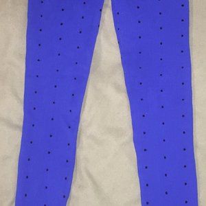 Blue Polka Dot Leggings